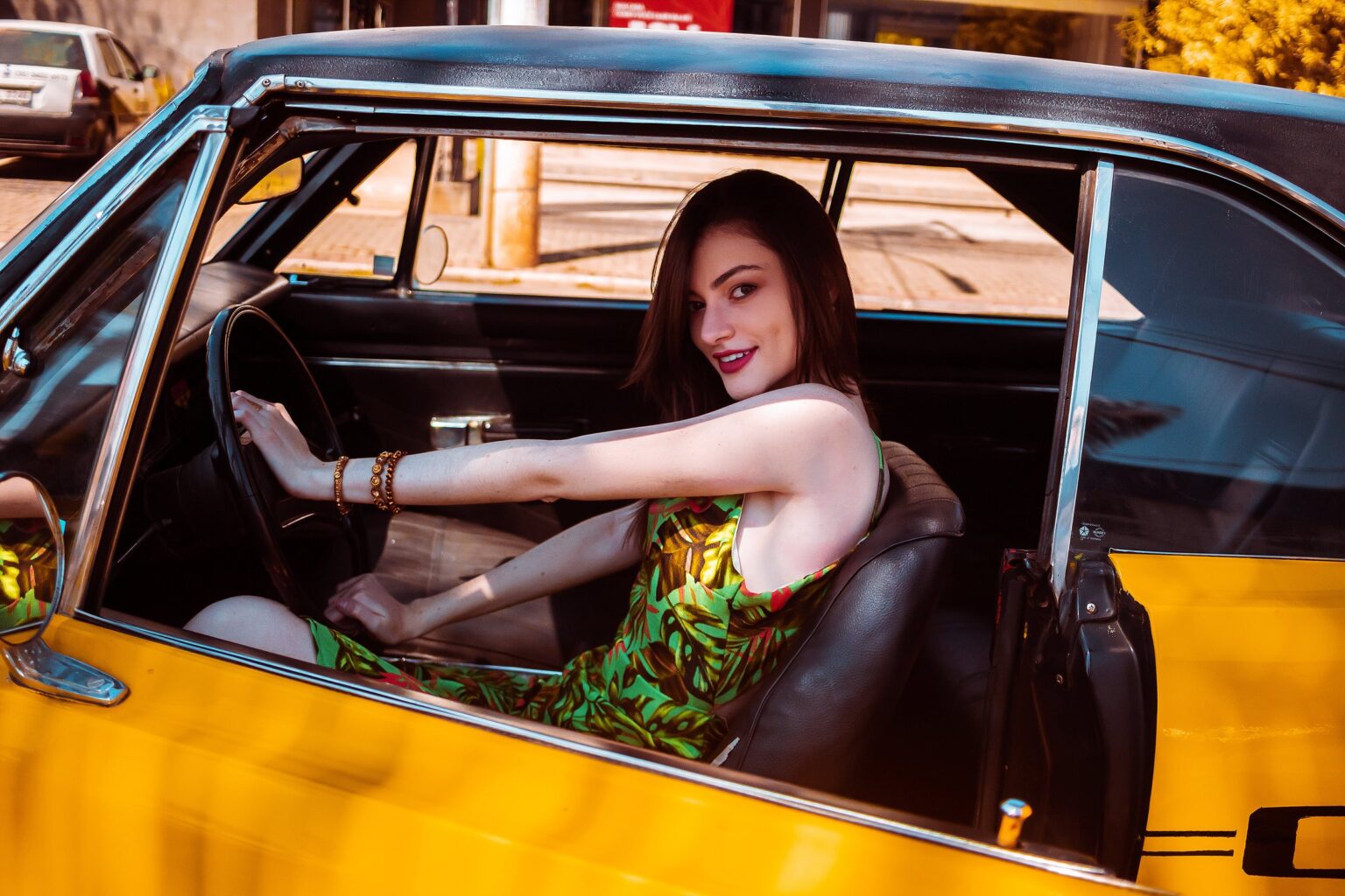 Ana Clara · Dodge Charger 1969, Ensaio feminino, fotografia de Jhesley Xavier
