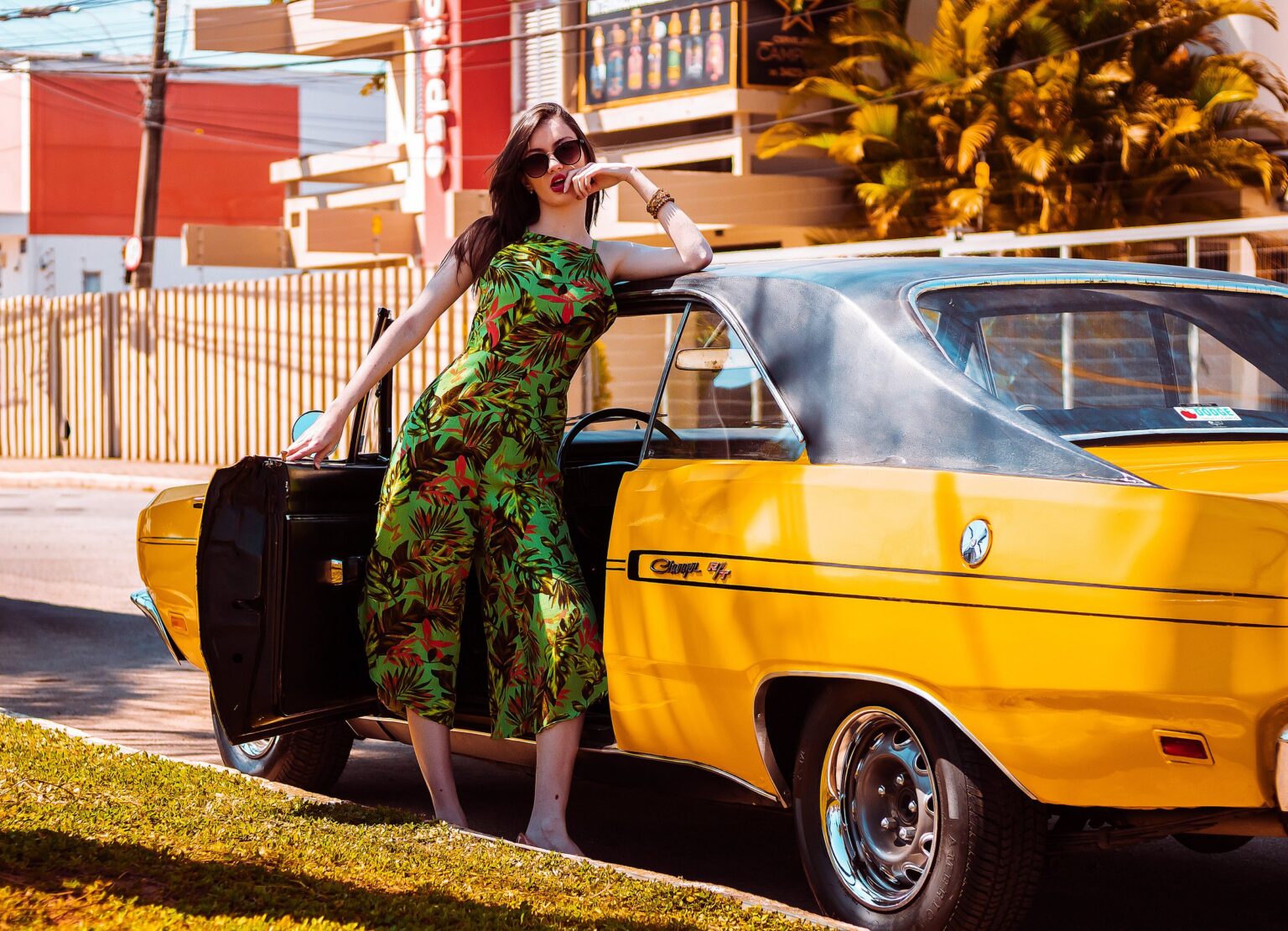 Ana Clara · Dodge Charger 1969, Ensaio feminino, fotografia de Jhesley Xavier