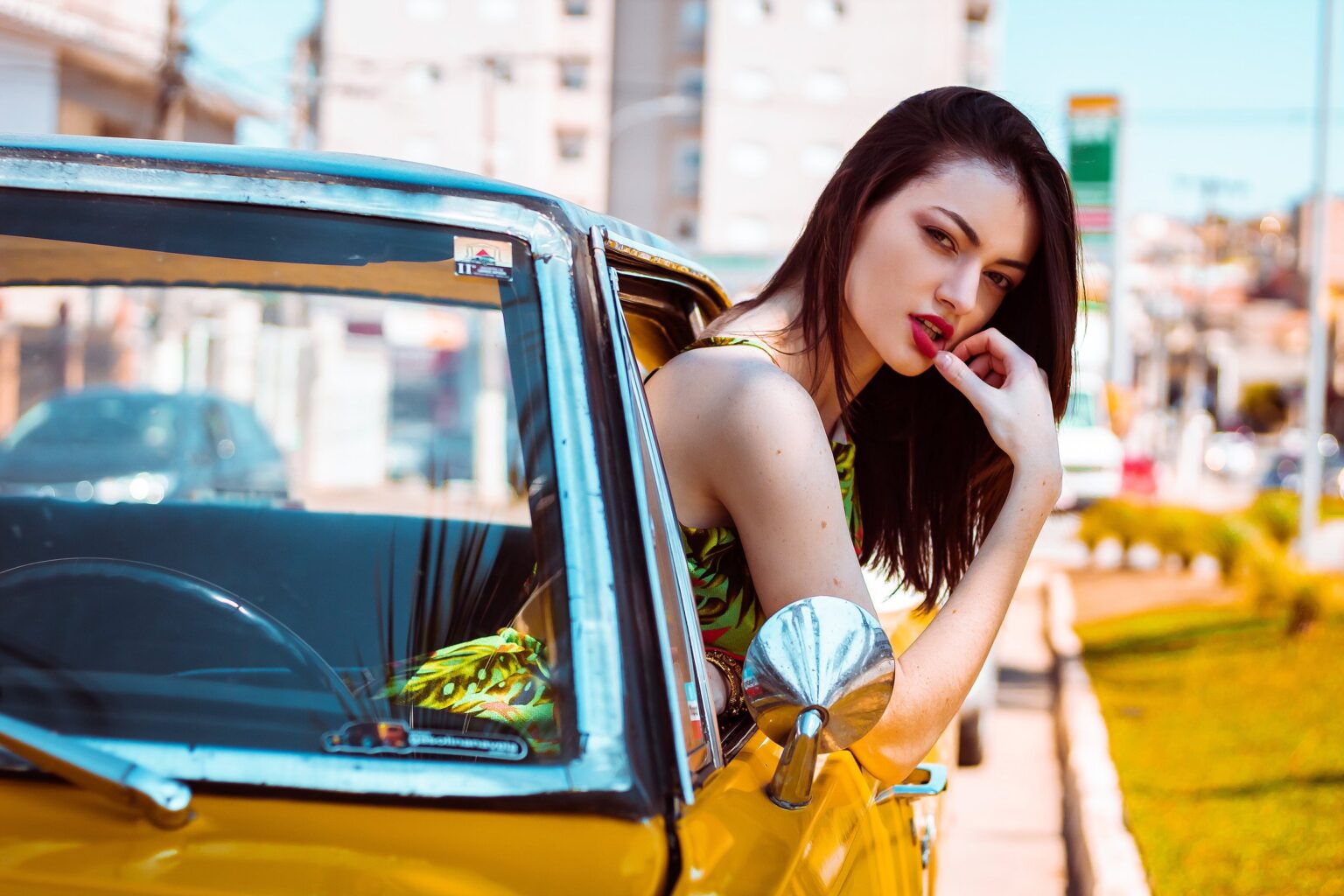Ana Clara · Dodge Charger 1969, Ensaio feminino, fotografia de Jhesley Xavier