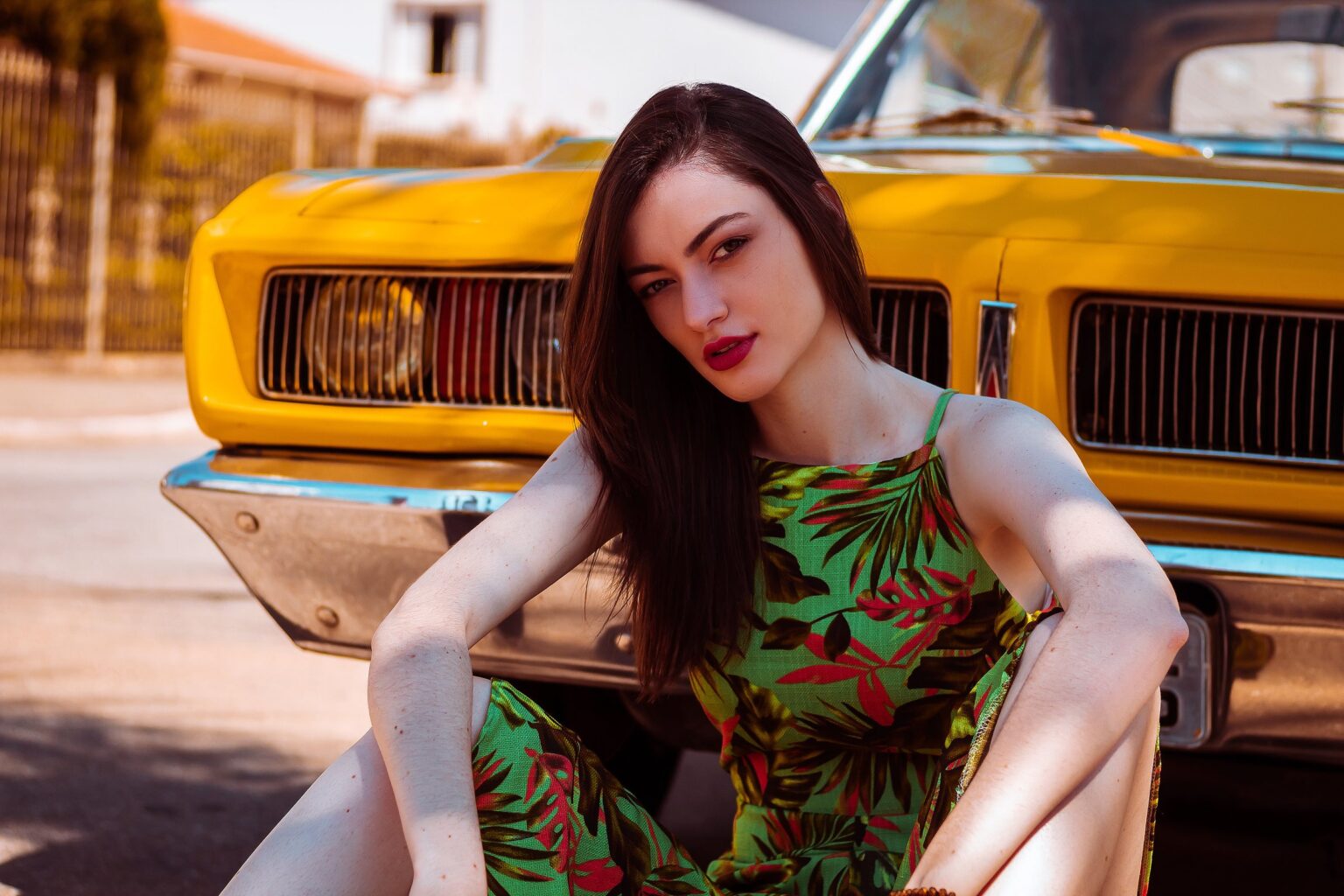 Ana Clara · Dodge Charger 1969, Ensaio feminino, fotografia de Jhesley Xavier